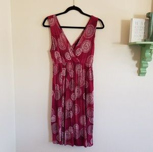 New York & Company Magenta Sundress